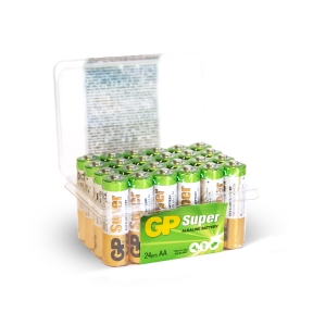 GP Super Alkaline AA-batteri, 24-pack