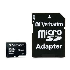 Verbatim 16GB MicroSDHC muistikortti adapterilla, lk 10