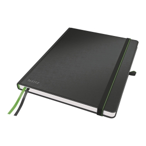 Muistikirja Leitz iPad-size, viivoitettu, musta