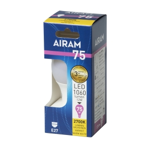 Airam LED OP A60 12W/827 E27