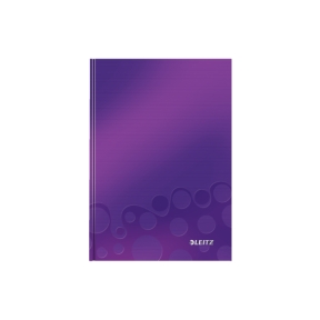 Muistikirja Leitz WOW A5 viivat violetti