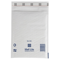 Bubbelpåse Mail Lite C/0 150x210 mm vit, 100 st
