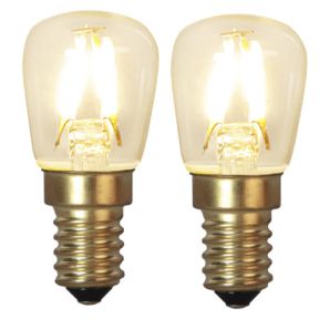LED-lamppu E14 1,3W 2100K 90 lumen 2-pakkaus