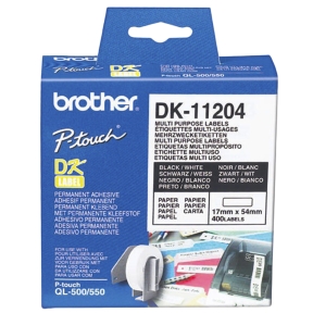 Etikett BROTHER universal 17x54mm (400)