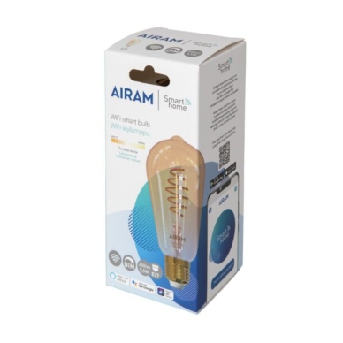 AIRAM alt Smart LED-lampa E27 4,9W 1800K-3000K