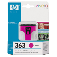 HP 363 magenta bläckpatron, original 370 sidor