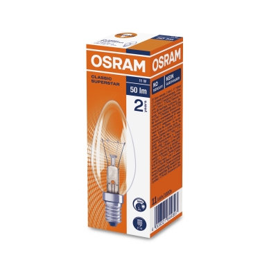 OSRAM alt Dekorationslampa E14 11W 2700K 50 lumen