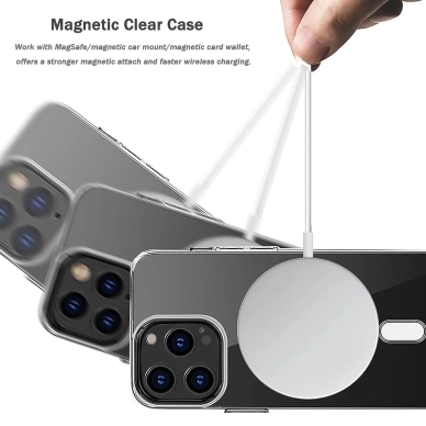 Turtos alt Mobildeksel MagSafe Clear iPhone 15 Pro