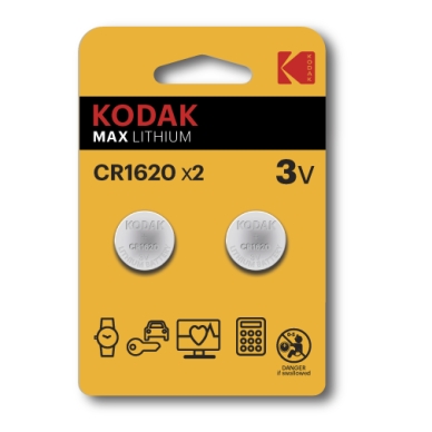 KODAK alt Kodak Max lithium CR1620 2-pack