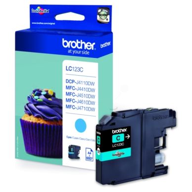 Brother Brother LC-123 Bläckpatron cyan LC123C Replace: N/A