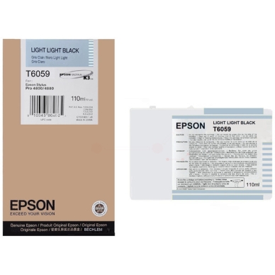 EPSON T6059 Bläckpatron Ljussvart EPSON T6059 Bläckpatron Ljussvart