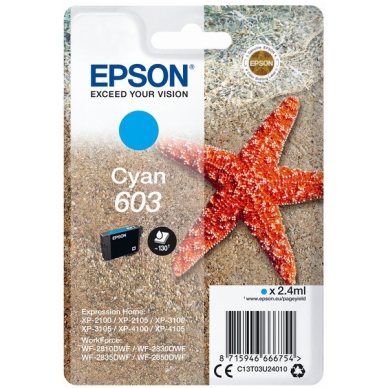 EPSON alt EPSON 603 Bläckpatron Cyan