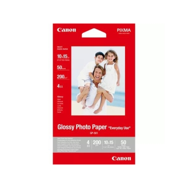 Canon Canon Glossy photo paper A6 50-Pack, 200g GP-501A6-50pack Replace: N/A