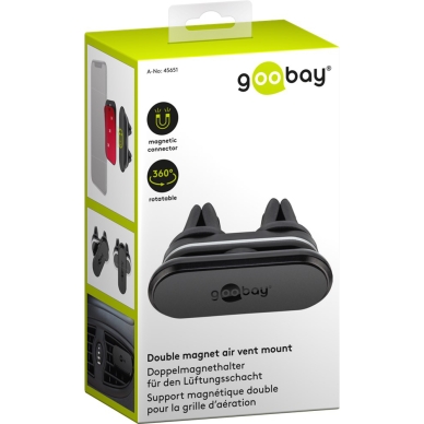 GooBay alt Goobay Mobilhållare Dubbel Magnet