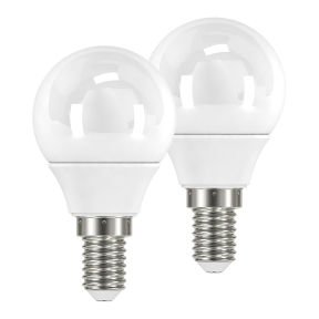 LED-lamppu E14 4,9W 2700K 470 lumen 2-pack pienkupuinen