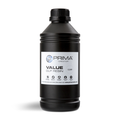 PrimaCreator Value UV / DLP Resin 1000 ml Klar PrimaCreator Value UV / DLP Resin 1000 ml Klar