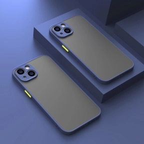 Mobildeksel Shockproof iPhone 15, Navy Blue