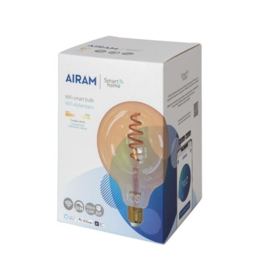 AIRAM alt Smart LED-lampa E27 4,9W 1800K-3000K