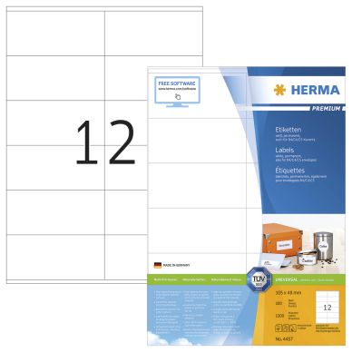 Other alt Etikett HERMA Premium A4 105x48 (100)