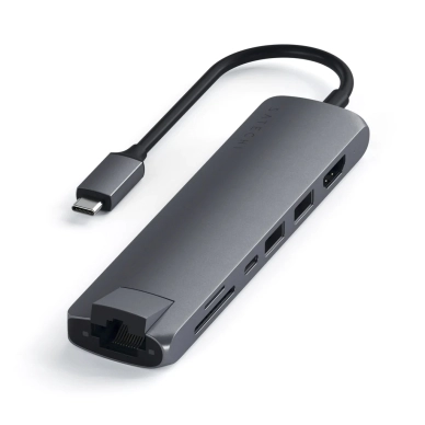 Satechi alt Slim USB-C MultiPort Adapter, Space Grey