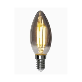 LED-lamppu E14 C37 Soft Glow Smoke 3-vaiheinen muisti