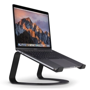 Twelve South Curve, läppäriteline MacBookille, mattamusta