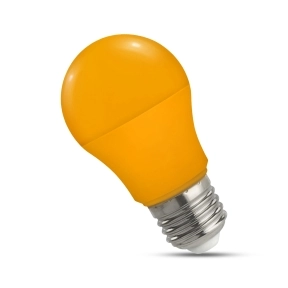 Orange E27 LED-lampa 4,9W