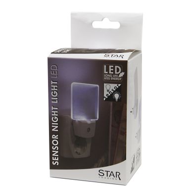 Star Trading alt LED nattlampa Frostad EUR plugg 0,5W