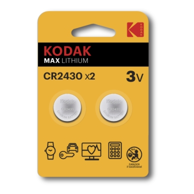 KODAK alt Kodak Max lithium CR2430 2-pack