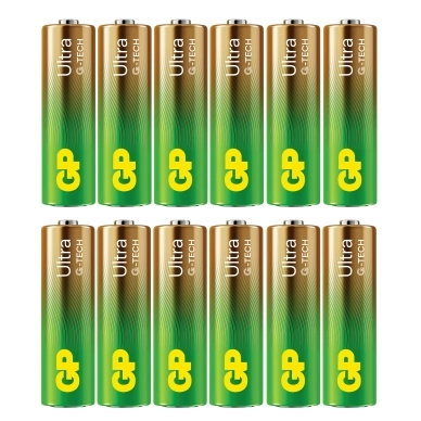 GP BATTERIES alt GP Ultra Alkaline AA-batteri LR6/15AU 12-pack