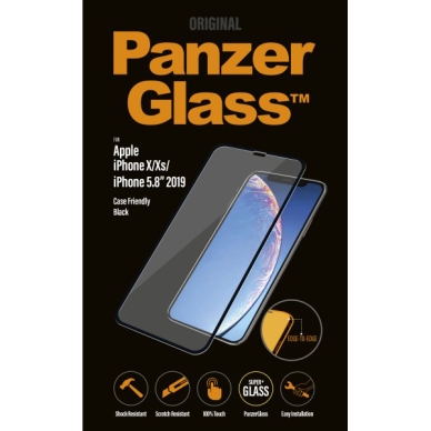 Panzerglass alt PanzerGlass iPhone X/XS/11 Pro Case Friendly, Svart