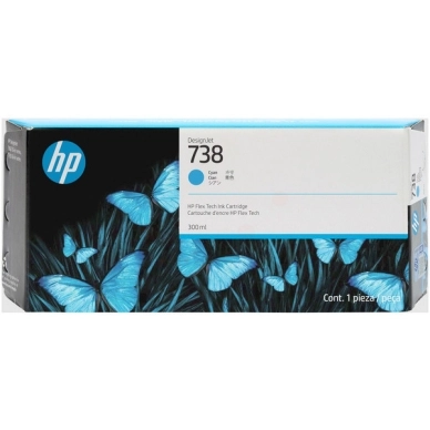 HP 738 Bläckpatron Cyan HP 738 Bläckpatron Cyan