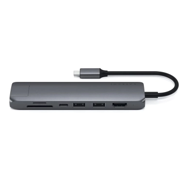 Satechi alt Slim USB-C Multi-Port ‑sovitin, Space Grey