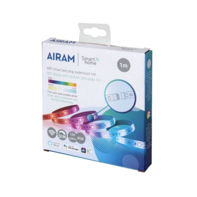 AIRAM alt Airam SmartHome Strip LEDnauhan jatkopala 1m 12 V RGBW Wifi
