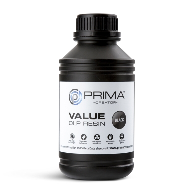 Prima alt PrimaCreator Value UV / DLP Resin 500 ml Svart