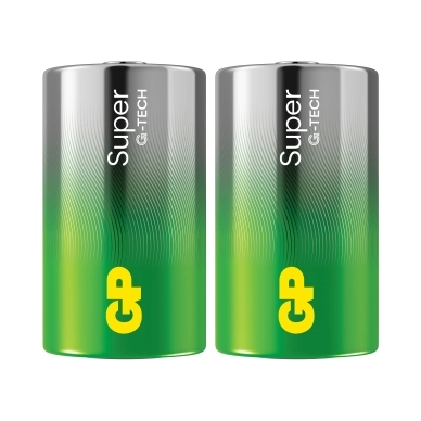 GP BATTERIES alt GP Super Alkaline Batteri D/LR20/13A 2-pack