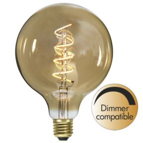 Dekoration LED filament E27 G125 2100K 180lm Dimmer