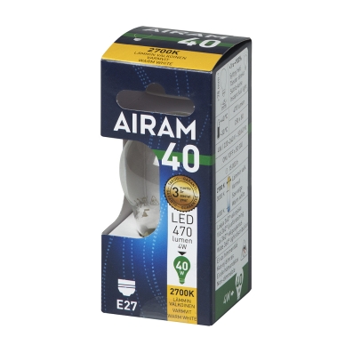 AIRAM alt Airam LED P45 4W/827 E27 FIL
