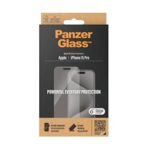 PanzerGlass skjermbeskytter iPhone 15 Pro Classic Fit
