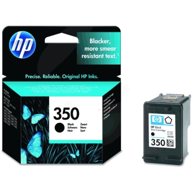 HP 350 Bläckpatron Svart