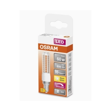 E14 LED-pære 7W (60W) 2700K 806 lumen