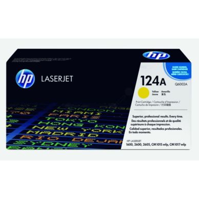 HP 124A Tonerkassett Gul