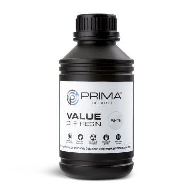 Prima alt PrimaCreator Value DLP / UV Resin 500 ml Valkoinen