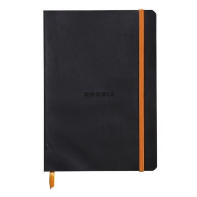 Rhodia alt Rhodiarama anteckningsbok A5, soft cover svart linjerad