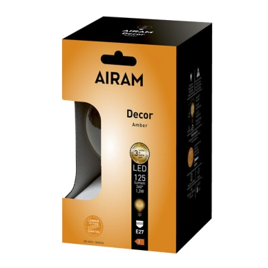 AIRAM alt DECOR LED Lampa Glob G125 1,3W/822 E27