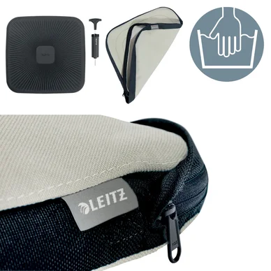 Leitz Ergo Cosy Aktiv Wobble-kudde Tyg ljusgrå