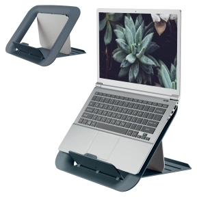 Leitz Ergo Cosy justerbart laptopstativ, grå