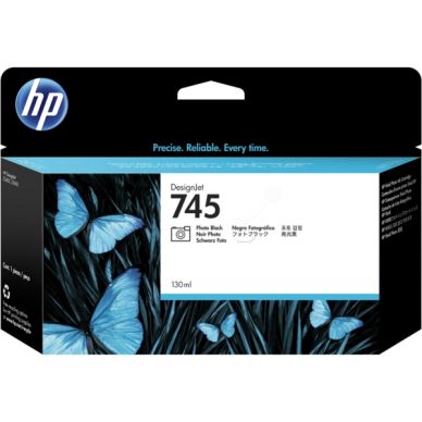 HP 745 Bläckpatron Svart foto