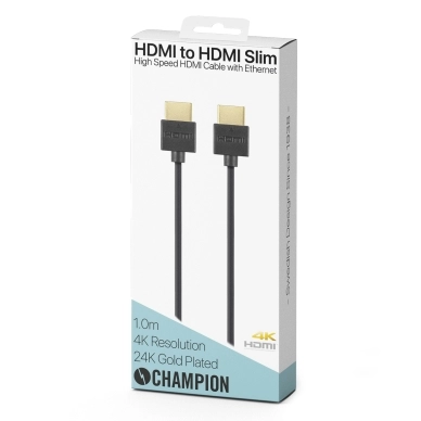 Champion alt Champion HDMI-kaapeli Ha-Ha Slim 1 m