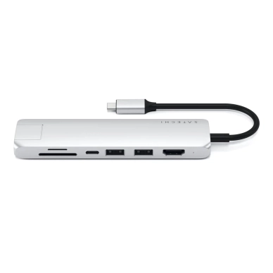 Satechi alt Slim USB-C Multi-Port ‑sovitin, Silver